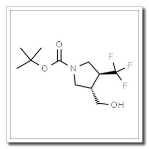 反式-3-(羟甲基)-4-(三氟甲基)吡咯烷-1-羧酸叔丁酯