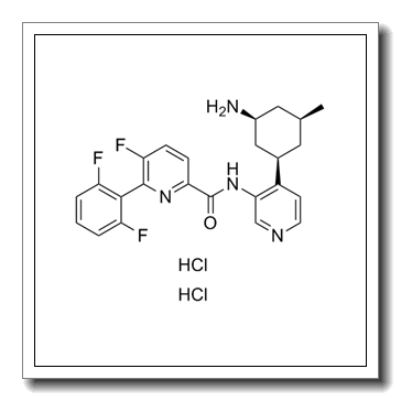 N-{4-[(1R,3S,5S)-3-Amino-5-methylcyclohexyl]-3-pyridinyl}-6-(2,6-difluorophenyl)-5-fluoro-2-pyridinecarboxamide dihydrochloride CAS 1820565-69-2