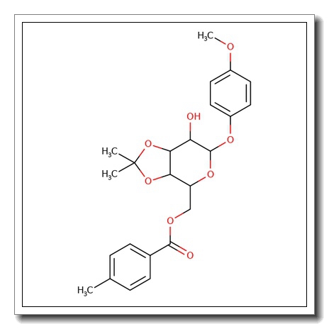 4-Methoxyphenyl 3,4-O-Isopropylidene-6-O-(4-methylbenzoyl)-b-D-galactopyranoside CAS 1820580-75-3
