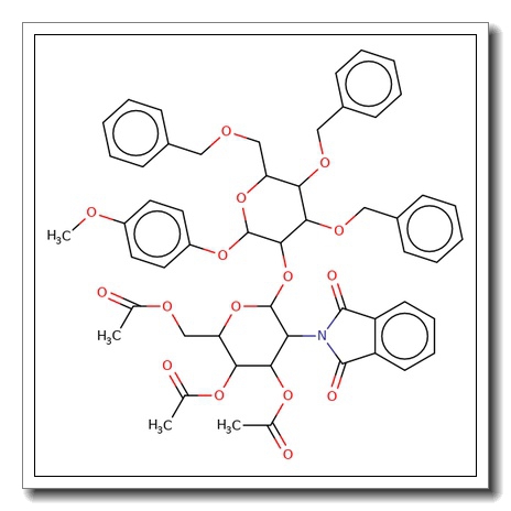 4-Methoxyphenyl 2-O-(3,4,6-tri-O-acetyl-2-deoxy-2-phthalimido-α-D-glucopyranosyl)-3,4,6-tri-O-benzyl-α-D-mannopyranoside CAS 1820581-24-5