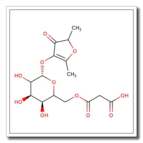2.5-Dimethyl-4-hydroxy-3(2H)-furanone-b-D-glucoside-6′-malonate
