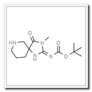 2-Methyl-2-propanyl (3-methyl-4-oxo-1,3,7-triazaspiro[4.5]dec-1-en-2-yl)carbamate
