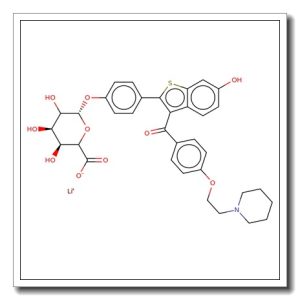 Raloxifene-4′-D-glucuronide lithium salt
