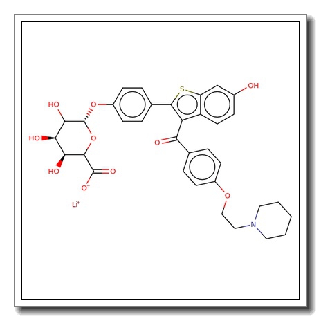 Raloxifene-4′-D-glucuronide lithium salt