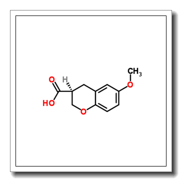 (3S)-6-methoxy-3,4-dihydro-2H-chromene-3-carboxylic acid CAS 182570-28-1