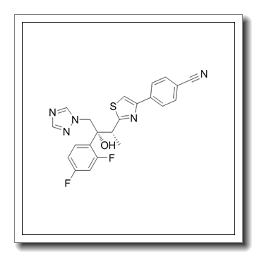 4-[2-[(2R,3R)-3-(2,4-difluorophenyl)-3-hydroxy-4-(1,2,4-triazol-1-yl)butan-2-yl]-1,3-thiazol-4-yl]benzonitrile CAS 182760-06-1