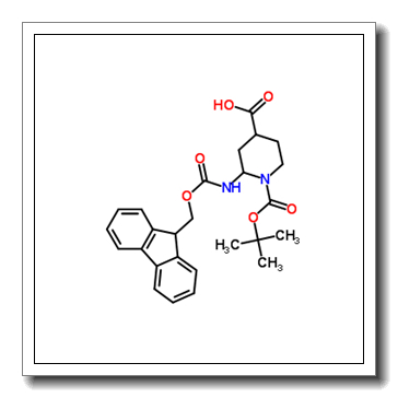 1-(N-BOC)-4-(N-FMOC-氨基)-4-哌啶甲酸