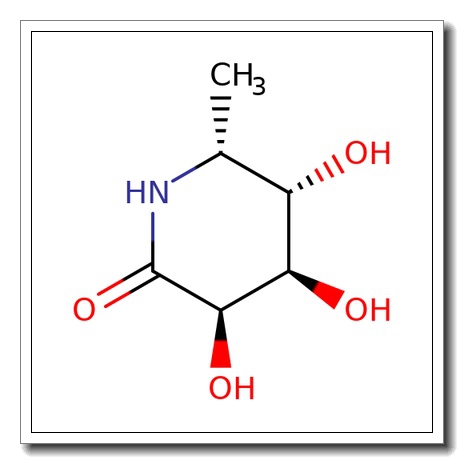 (3R, 4R, 5S, 6R) – 6- Methyl-3, 4, 5- trihydroxy-2- piperidinone