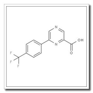 6-[4-(三氟甲基)苯基]吡嗪-2-甲酸
