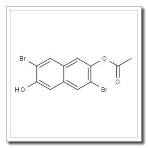 3,7-二溴-6-羟基-2-萘基乙酸酯