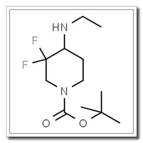 2-Methyl-2-propanyl 4-(ethylamino)-3,3-difluoro-1-piperidinecarboxylate
