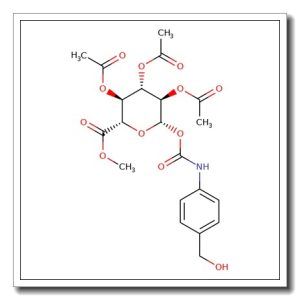 1-[[4-(Hydroxymethyl)phenyl]carbamate]-2,3,5-triacetate-β-D-glucopyranuronic acid methyl ester