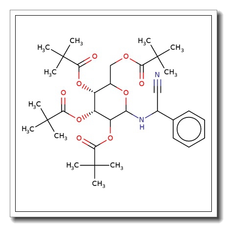 N-(2′-Phenylacetonitrile)-2,3,4,6-tetra-O-pivaloyl-D-glucopyranoside