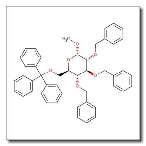 Methyl 2,3,4-tri-O-benzyl-6-O-trityl-a-D-glucopyranoside