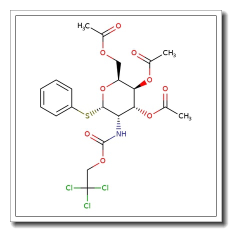Phenyl 3,4,6-Tri-O-acetyl-2-deoxy-1-thio-2-(2,2,2-trichloroethoxyformamido)-b-D-glucopyranoside CAS 187022-49-7