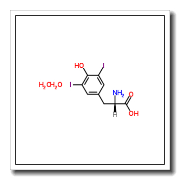 (S)-2-Amino-3-(4-hydroxy-3,5-diiodophenyl)-propanoic acid dihydrate CAS 18835-59-1