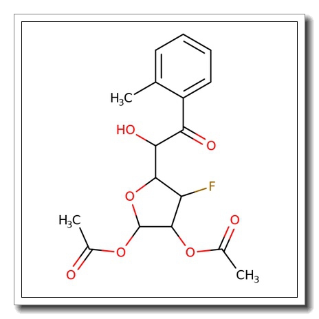 1,2-Di-O-acetyl-3-deoxy-3-fluoro-5-O-toluoyl-a-D-ribofuranose CAS 1884324-99-5