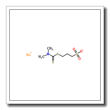 sodium,3-(dimethylcarbamothioylsulfanyl)propane-1-sulfonate CAS 18880-36-9