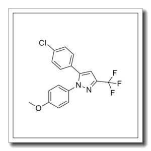 5-(4-氯苯基)-1-(4-甲氧基苯基)-3-(三氟甲基)-1H-吡唑