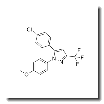 5-(4-chlorophenyl)-1-(4-methoxyphenyl)-3-(trifluoromethyl)pyrazole CAS 188817-13-2