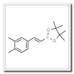 (E)-2-(3,4-二甲基苯乙烯基)-4,4,5,5-四甲基-1,3,2-二氧杂硼烷