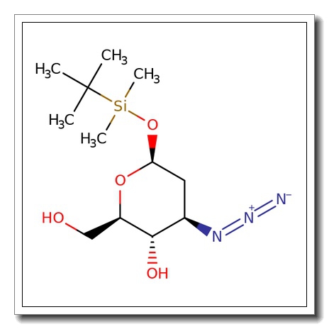 3-Azido-2,3-dideoxy-1-O-(tert-butyldimethylsilyl)-b-D-arabino-hexopyranose CAS 189454-43-1