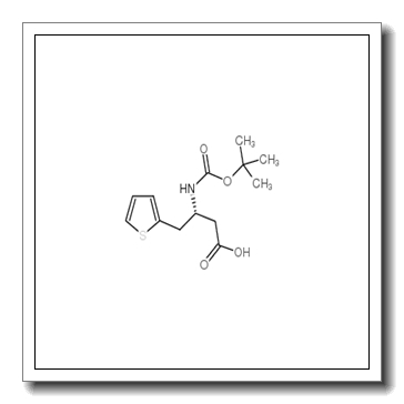boc-(s)-3-amino-4-(2-thienyl)-butyric acid CAS 190190-47-7