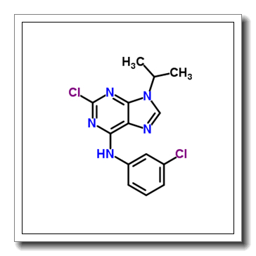 2-chloro-N-(3-chlorophenyl)-9-isopropyl-purin-6-amine