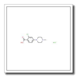 2-Chloro-4-(4-methylpiperazin-1-yl)benzoic acid hydrochloride