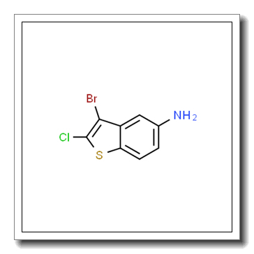 Benzo[b]thiophen-5-amine, 3-bromo-2-chloro- CAS 1935534-79-4