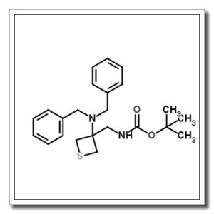 2-Methyl-2-propanyl {[3-(dibenzylamino)-3-thietanyl]methyl}carbamate