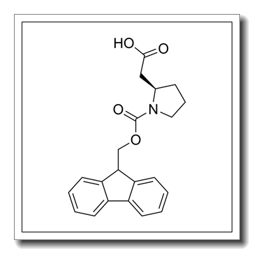 2-[(2R)-1-(9H-fluoren-9-ylmethoxycarbonyl)pyrrolidin-2-yl]acetic acid CAS 193693-61-7