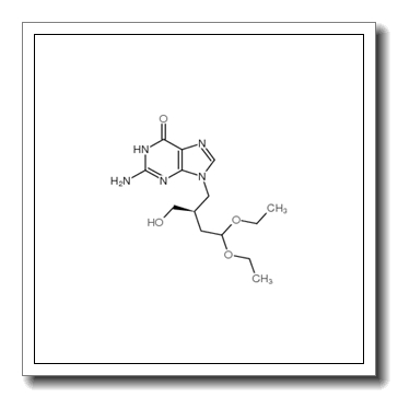 2-amino-9-[(2R)-4,4-diethoxy-2-(hydroxymethyl)butyl]-3H-purin-6-one CAS 195157-25-6