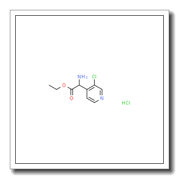 Ethyl 2-amino-2-(3-chloropyridin-4-yl)acetate hydrochloride CAS 1956319-58-6