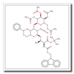 3-O-(2,3,4,6-Tetra-O-acetyl-b-D-galactopyranosyl)-2-azido-4,6-O-benzylidene-2-deoxy-a-D-galactopyranosyl-Fmoc threonine tert-butyl e ster