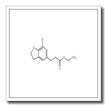 Ethyl 3-(7-Bromo-2,3-dihydro-1-benzofuran-5-yl)propanoate