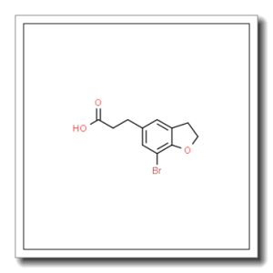 3-(7-溴-2,3-二氢苯并呋喃-5-基)丙酸