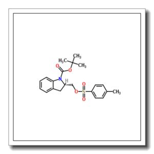 2-Methyl-2-propanyl (2S)-2-({[(4-methylphenyl)sulfonyl]oxy}methyl)-1-indolinecarboxylate