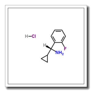 (R)-1-Cyclopropyl-1-(2-fluorophenyl)methanamine hydrochloride (1:1)