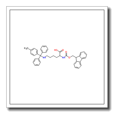 (2R)-2-(9H-fluoren-9-ylmethoxycarbonylamino)-6-[[(4-methylphenyl)-diphenylmethyl]amino]hexanoic acid CAS 198544-94-4