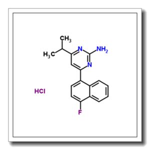 4-(4-氟-1-萘)-6-(1-甲基乙基)-2-嘧啶胺盐酸盐