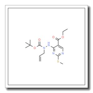 Ethyl 4-(2-allyl-2-(tert-butoxycarbonyl)hydrazinyl)-2-(methylthio)pyrimidine-5-carboxylate