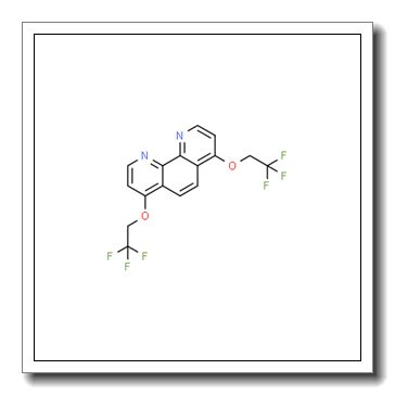 4,7-Bis(2,2,2-trifluoroethoxy)-1,10-phenanthroline CAS 2007920-74-1