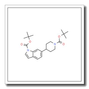 tert-Butyl 6-(1-(tert-butoxycarbonyl)piperidin-4-yl)-1H-indole-1-carboxylate