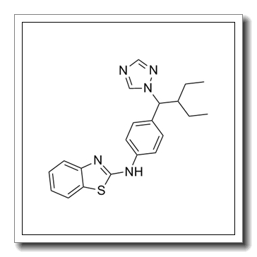 N-{4-[2-Ethyl-1-(1H-1,2,4-triazol-1-yl)butyl]phenyl}-1,3-benzothi azol-2-amine CAS 201410-53-9