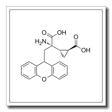 (1S,2S)-2-[(1S)-1-amino-1-carboxy-2-(9H-xanthen-9-yl)ethyl]cyclopropane-1-carboxylic acid CAS 201943-63-7