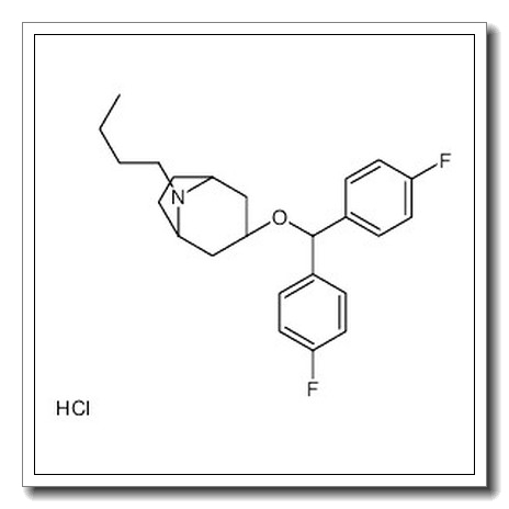 (3-endo)-3-[Bis(4-fluorophenyl)methoxy]-8-butyl-8-azabicyclo[3.2. 1]octane hydrochloride (1:1) CAS 202645-74-7 