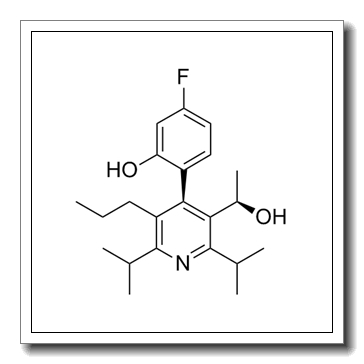 (aphlaR,4R)-4-(4-Fluoro-2-hydroxyphenyl)-α-Methyl-2,6-bis(1-Methylethyl)-5-propyl-3-pyridineMethanol CAS 202917-17-7