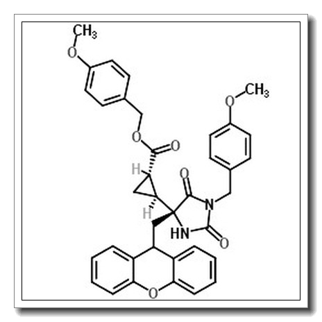 4-Methoxybenzyl (1S,2S)-2-[(4R)-1-(4-methoxybenzyl)-2,5-dioxo-4-(9H-xanthen-9-ylmethyl)-4-imidazolidinyl]cyclopropanecarboxylate CAS 203209-15-8 