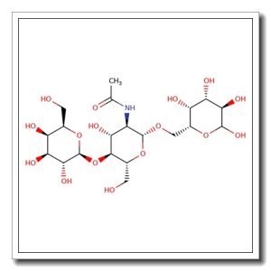 6-O-[2-Acetamido-2-deoxy-4-O-(b-D-galactopyranosyl)-b-D-glucopyranosyl]-D-galactopyranose